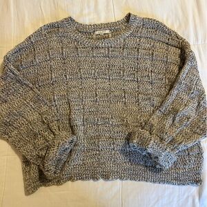 Z Supply Gray knit Sweater oversized S XL perfect condition